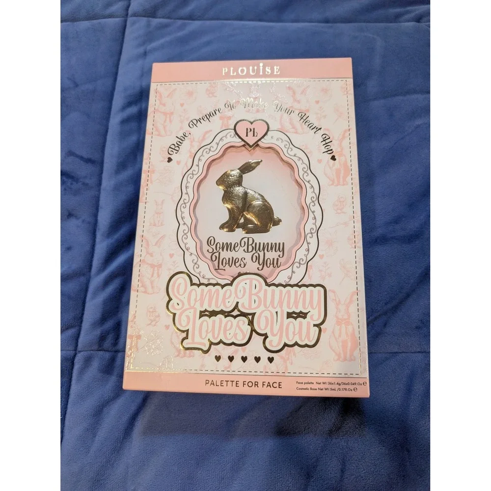 PLouise Some Bunny Loves You Palette Pink Face Pigment Set NWT